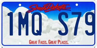 SD license plate 1MQS79