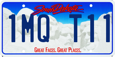 SD license plate 1MQT11
