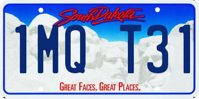 SD license plate 1MQT31