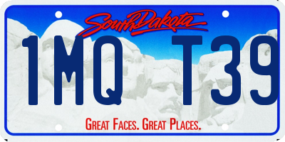 SD license plate 1MQT39