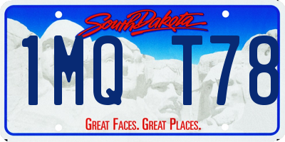 SD license plate 1MQT78