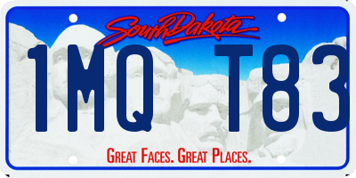 SD license plate 1MQT83