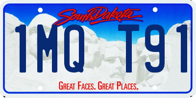 SD license plate 1MQT91
