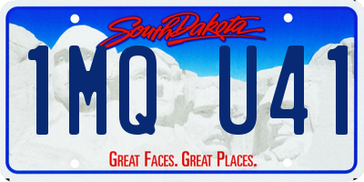 SD license plate 1MQU41