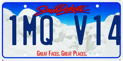 SD license plate 1MQV14