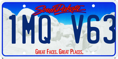 SD license plate 1MQV63