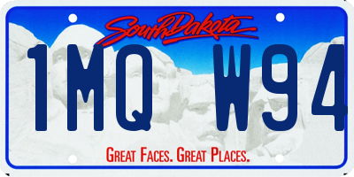 SD license plate 1MQW94