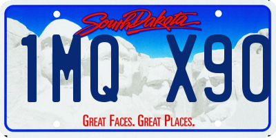 SD license plate 1MQX90
