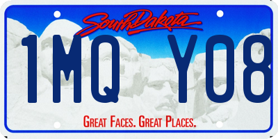 SD license plate 1MQY08