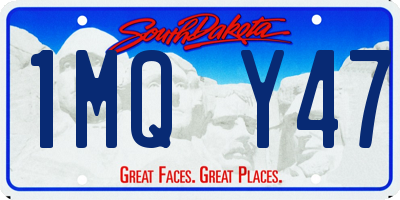 SD license plate 1MQY47