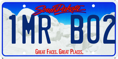 SD license plate 1MRB02