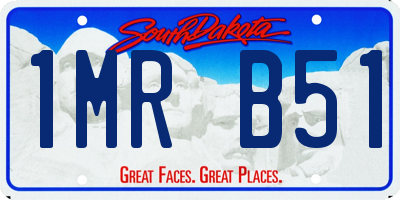 SD license plate 1MRB51