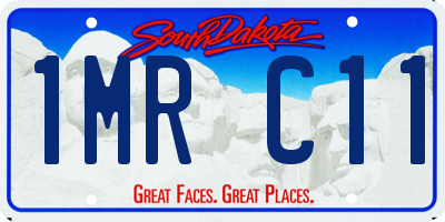 SD license plate 1MRC11