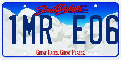 SD license plate 1MRE06