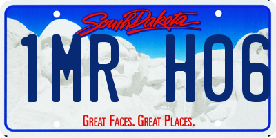 SD license plate 1MRH06