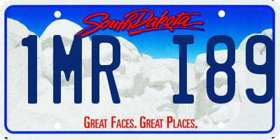 SD license plate 1MRI89