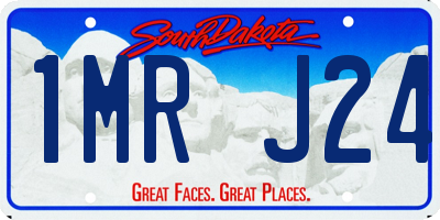 SD license plate 1MRJ24