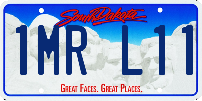 SD license plate 1MRL11
