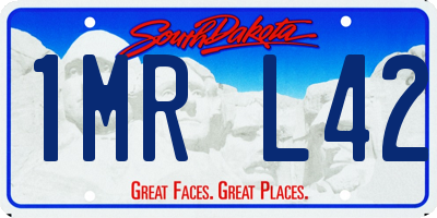 SD license plate 1MRL42