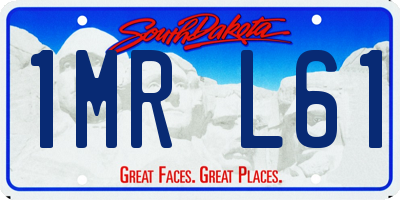 SD license plate 1MRL61
