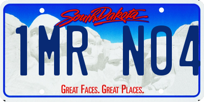 SD license plate 1MRN04