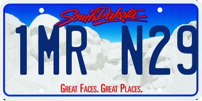 SD license plate 1MRN29