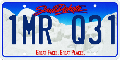 SD license plate 1MRQ31