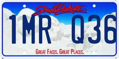 SD license plate 1MRQ36