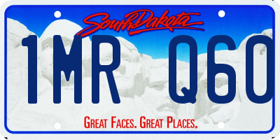 SD license plate 1MRQ60
