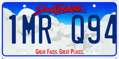 SD license plate 1MRQ94