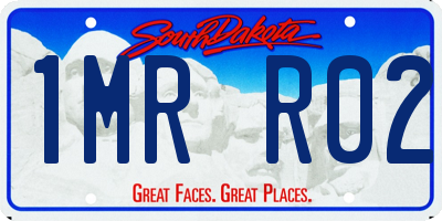 SD license plate 1MRR02