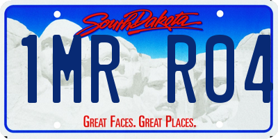 SD license plate 1MRR04