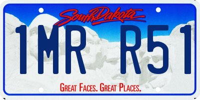 SD license plate 1MRR51