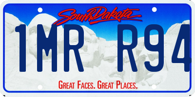 SD license plate 1MRR94