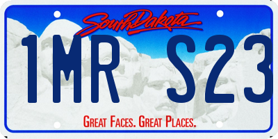 SD license plate 1MRS23