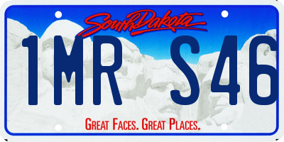 SD license plate 1MRS46