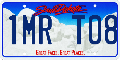 SD license plate 1MRT08