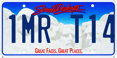 SD license plate 1MRT14