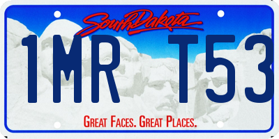 SD license plate 1MRT53