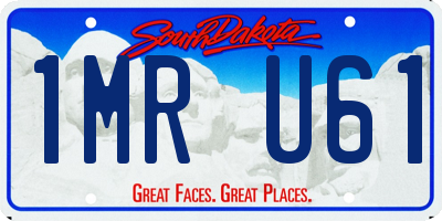 SD license plate 1MRU61
