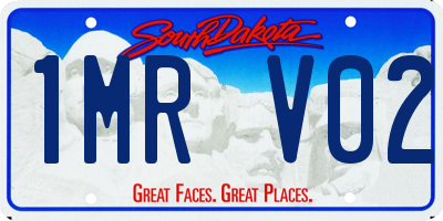 SD license plate 1MRV02