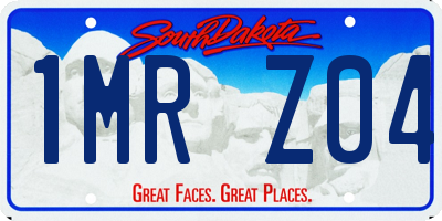 SD license plate 1MRZ04