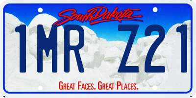 SD license plate 1MRZ21