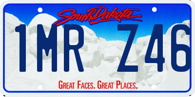 SD license plate 1MRZ46