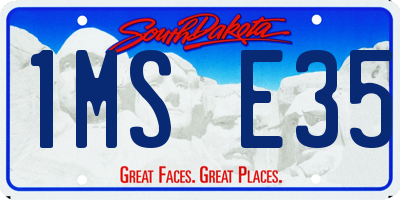 SD license plate 1MSE35