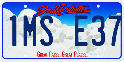 SD license plate 1MSE37