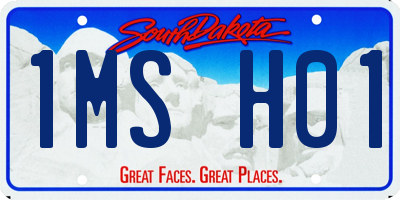 SD license plate 1MSH01