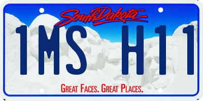 SD license plate 1MSH11