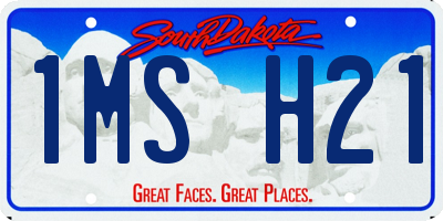 SD license plate 1MSH21