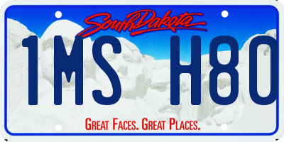SD license plate 1MSH80